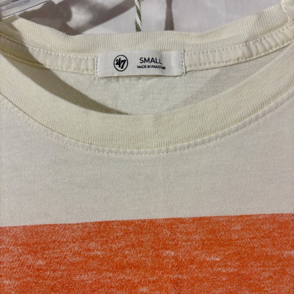 '47 Tennessee Volunteers Women's‎ Cream Tshirt Jersey Style Orange  Grey Power T - Picture 5 of 7